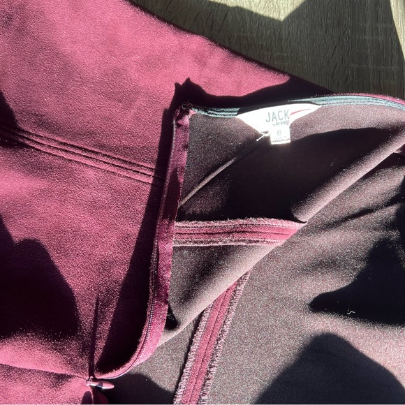 Faux suede Mini Skirt with flare - Picture 3 of 5